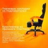 Кресло игровое Zombie Weaver черный с подголов. крестов. пластик подст.для ног пластик черный