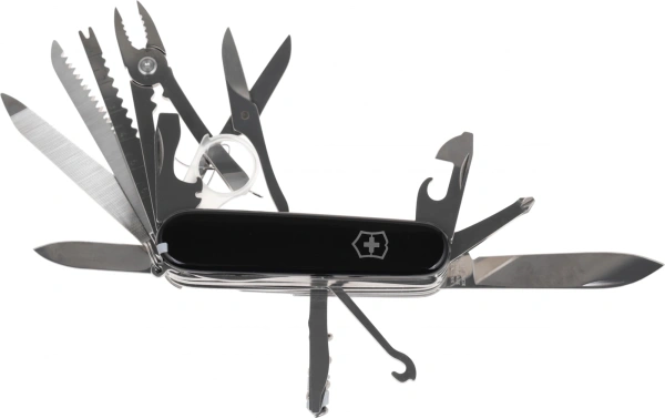 Нож перочинный Victorinox SwissChamp (1.6795.3) 91мм 33функц. черный карт.коробка