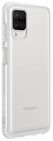 Чехол (клип-кейс) Samsung для Samsung Galaxy A12 Soft Clear Cover прозрачный (EF-QA125TTEGRU)