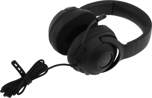 Наушники с микрофоном Razer Kraken V3 X черный 1.8м мониторные оголовье (RZ04-03750300-R3M1)