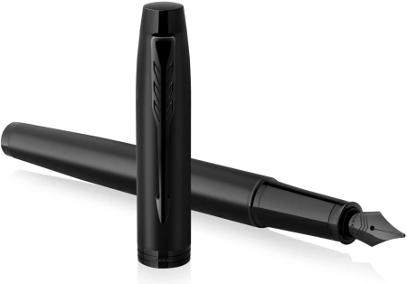 Ручка перьев. Parker IM Achromatic F317 (CW2127741) Matt Black F сталь нержавеющая подар.кор.