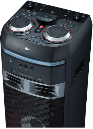 Минисистема LG XBOOM OL90DK черный 1100Вт CD CDRW DVD DVDRW FM USB BT