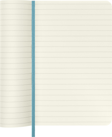 Блокнот Moleskine CLASSIC SOFT QP611B35 Pocket 90x140мм 192стр. линейка мягкая обложка голубой