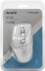 Мышь A4Tech Fstyler FG35S серебристый/белый оптическая 2000dpi silent беспров. USB 5but (FG35S USB SILVER)