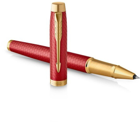Ручка роллер Parker IM Premium T318 (CW2143647) Red GT F черн. черн. подар.кор.