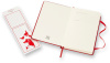 Блокнот Moleskine CLASSIC MM710R Pocket 90x140мм 192стр. линейка твердая обложка красный
