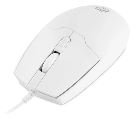 Мышь Оклик 147M белый оптическая 2000dpi USB 4but (1868746)
