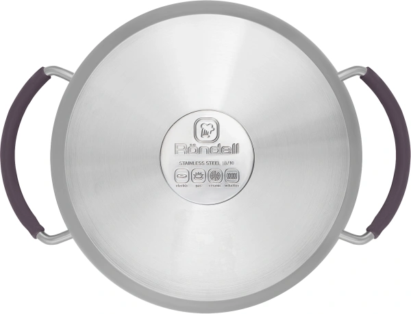 Кастрюля Rondell Akzent RDS-1389 5.1л. d=24см (с крышкой) стальной