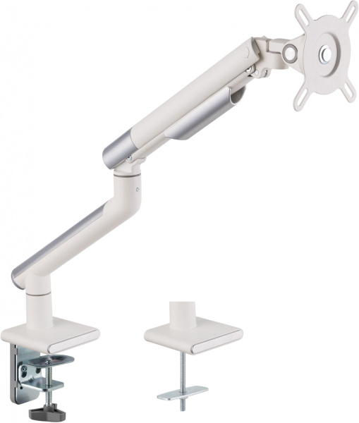 Кронштейн для мониторов Ultramounts UM713W белый 17"-32" макс.9кг крепление к столешнице поворот и н