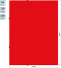 Папка-короб на резинке Бюрократ -BA40/07RED пластик 0.7мм корешок 40мм A4 красный