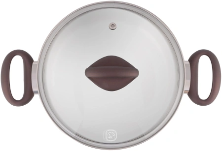 Кастрюля Rondell Tierno RDS-1592 2.8л. d=20см (с крышкой) стальной