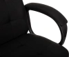 Кресло руководителя Бюрократ CH 002 Fabric черный 3C11 крестов. пластик