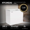 Морозильный ларь Hyundai CH25081 белый 130Вт