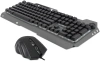 Клавиатура + мышь Оклик 700GMK клав:черный мышь:черный USB Multimedia LED (1533156)