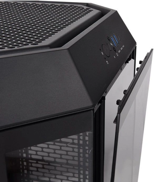 Корпус Thermaltake The Tower 300 Black черный без БП miniITX 7x120mm 5x140mm 2xUSB3.0 audio bott PSU