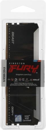 Память DDR4 16GB 3200MHz Kingston KF432C16BB2A/16 Fury Beast RGB RTL Gaming PC4-25600 CL16 DIMM 288-