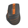 Мышь A4Tech Fstyler FG30S серый/оранжевый оптическая (2000dpi) silent беспроводная USB (6but)