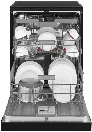 Посудомоечная машина Weissgauff DW 6140 черный/серебристый (полноразмерная) инвертер