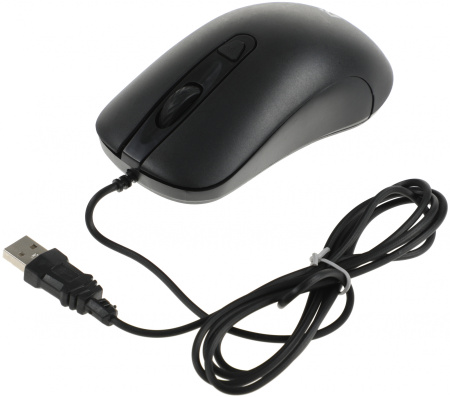 Мышь Defender MB-230 черный оптическая 1600dpi USB 2but (52231)