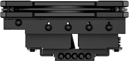 Устройство охлаждения(кулер) ID-Cooling IS-55 Soc-AM5/AM4/1151/1200/1700 4-pin 31.2dB Al+Cu 125W 450