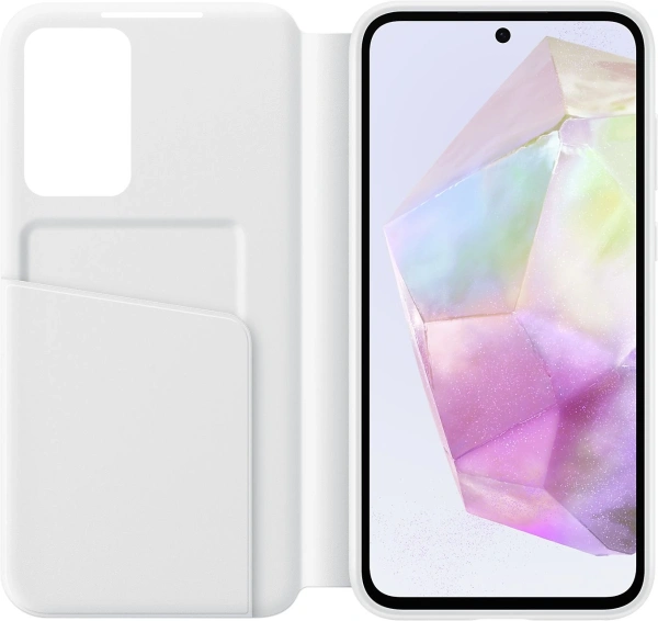 Чехол (флип-кейс) Samsung для Samsung Galaxy A35 Smart View Wallet Case A35 белый (EF-ZA356CWEGRU)