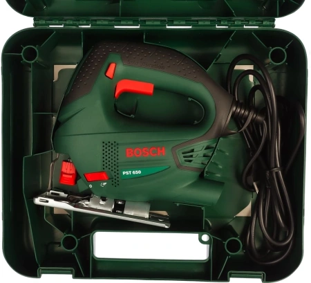 Лобзик Bosch PST 650 500Вт 3100ходов/мин от электросети (кейс в комплекте)