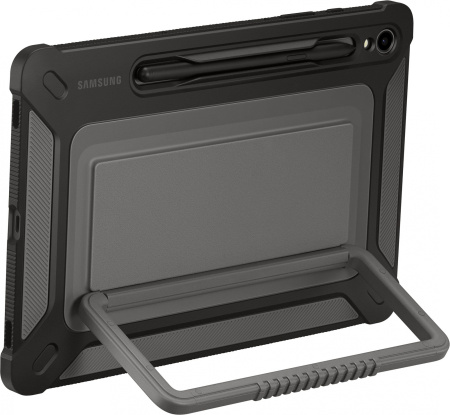 Чехол-крышка Samsung для Samsung Galaxy Tab S9 Outdoor Cover поликарбонат/полиуретан титан (EF-RX710