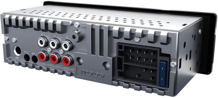 Автомагнитола Prology CMD-340 1DIN 4x55Вт v4.2 AUX ПДУ RDS (PRCMD340)