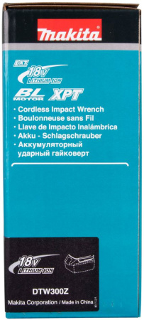 Гайковерт Makita DTW300Z аккум. патрон:квад.1/2"