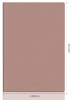 Блокнот Deli 22284BROWN 210х143мм искусст. кожа 96л коричневый