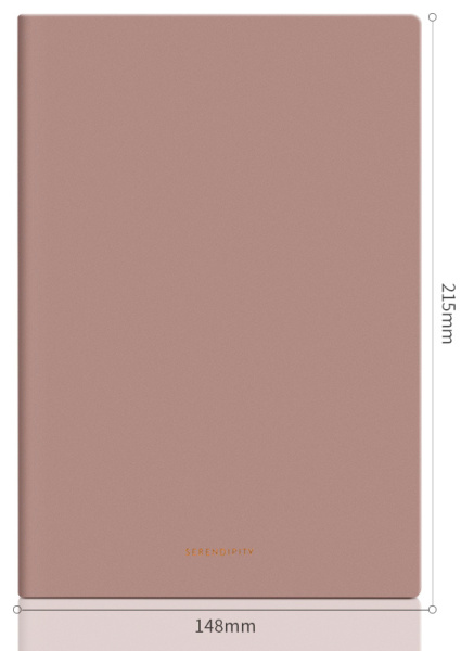 Блокнот Deli 22284BROWN 210х143мм искусст. кожа 96л коричневый