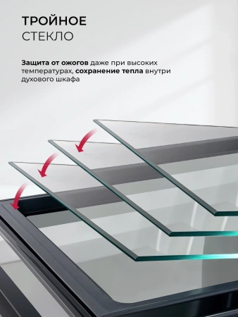 Духовой шкаф Электрический Lex EDP 607 WH Wide Series белый