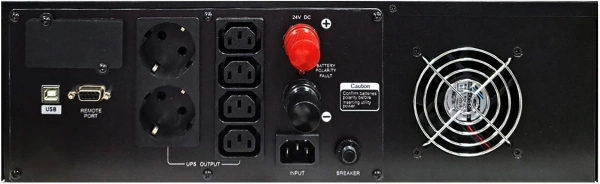 Источник бесперебойного питания Powercom Infinity INF-1100AP RM (3U) 770Вт 1100ВА черный