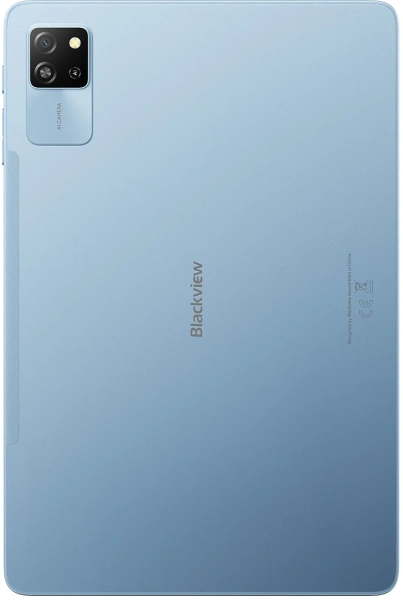 Планшет Blackview Tab60 Pro T606 (1.6) 8C RAM8Gb ROM128Gb 10.1" IPS 800x1280 4G 2Sim Android 14 голубой 8Mpix 5Mpix BT WiFi microSD 1Tb 7700mAh 450hrs