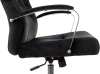 Кресло руководителя Бюрократ T-9928SL Fabric черный Italia Black крестов. металл хром