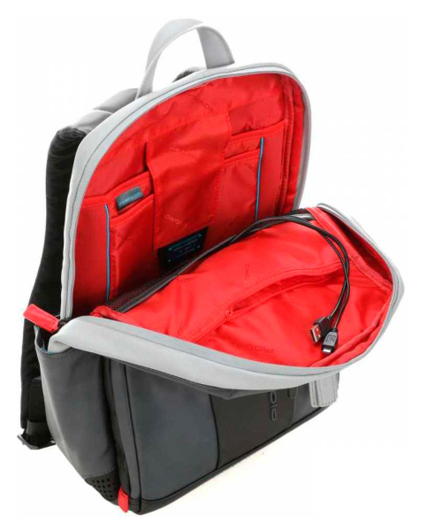 Рюкзак унисекс Piquadro Urban CA3214UB00BM/GRN серый/черный кожа