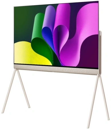 Телевизор OLED LG 48" 48LX1T6LA.ARUG Pose бежевый 4K Ultra HD 120Hz DVB-T DVB-T2 DVB-C DVB-S DVB-S2 USB WiFi Smart TV
