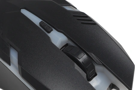 Мышь Defender Cyber MB-560L черный оптическая 1600dpi USB для ноутбука 2but (52560)