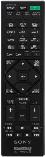 Минисистема Sony MHC-V73D черный/CD/CDRW/DVD/DVDRW/FM/USB/BT
