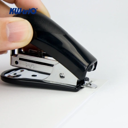 Степлер Kw-Trio 5512 Mini 24/6 26/6 (15листов) встроенный антистеплер ассорти 50скоб блистер