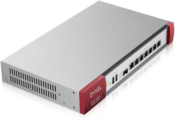 Межсетевой экран Zyxel USGFLEX500-RU0102F 10/100/1000BASE-TX/SFP серебристый