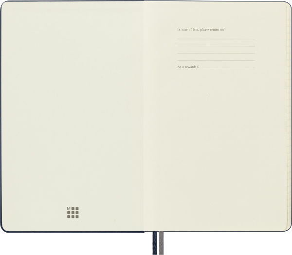 Блокнот Moleskine CLASSIC EXPENDED QP060EXPB20 Large 130х210мм 400стр. линейка твердая обложка синий сапфир