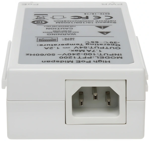 Инжектор POE Dahua DH-PFT1200 (упак.:1шт)
