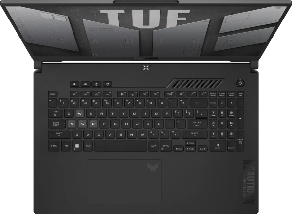Ноутбук Asus TUF Gaming F17 FX707ZC4-HX095 Core i5 12500H 16Gb SSD512Gb NVIDIA GeForce RTX 3050 4Gb 17.3" IPS FHD (1920x1080) noOS grey WiFi BT Cam (90NR0GX1-M006F0)