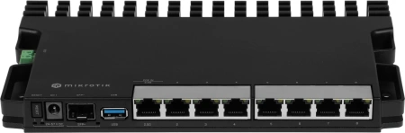Маршрутизатор MikroTik RB5009UG+S+IN 10/100/1000 черный комп.:устройство/крепления/адаптер