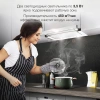 Вытяжка встраиваемая Hyundai HBH 6236 WG белый управление: кулисные переключатели (1 мотор)