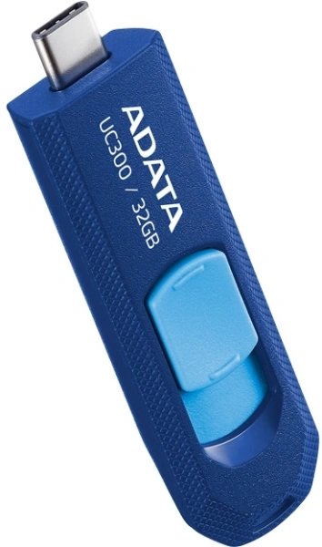 Флеш Диск A-Data 32GB UC300 ACHO-UC300-32G-RNB/BU USB3.2 синий/голубой