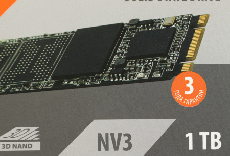 Накопитель SSD SunWind PCI-E 3.0 x4 1Tb SWSSD001TN3T NV3 M.2 2280
