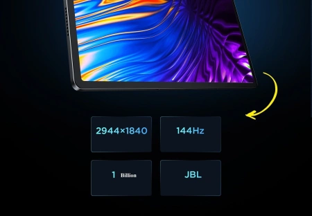 Планшет Lenovo Xiaoxin PadPro TB375FC 8300 3.35 8C RAM8Gb ROM128Gb 12.7" IPS 2944x1840 Android 14 серый 13Mpix 8Mpix BT WiFi microSD 1Tb 10200mAh