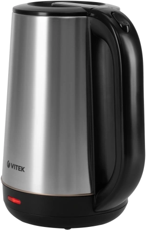 Чайник электрический Vitek VT-1139 1.8л. 2200Вт сталь/черный корпус: нерж.сталь